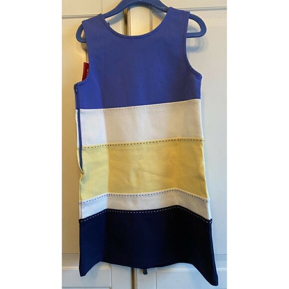 Gymboree Girl’s Size 5 Ponte Sleeveless Dress Blue‎ - Picture 3 of 6